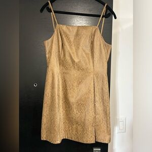 Snakeskin Dress